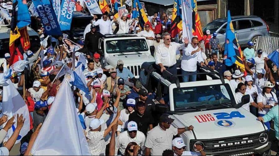 PRM suspende caravana de Abinader de este domingo en el Distrito Nacional por lluvias