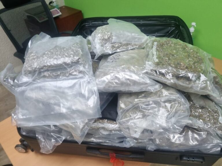 Detienen hombre en aeropuerto Punta Cana y ocupan 40 paquetes presumiblemente marihuana