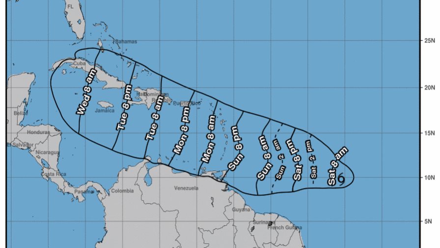 “Tormenta Tropical Beryl podría convertirse en huracán categoría 1”