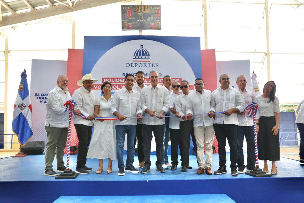 Presidente Abinader entrega obras deportivas en Dajabón con inversión de 43.5 millones de pesos