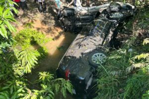 Vehículo de la avanzada del Presidente Abinader sufre accidente camino a Puerto Plata