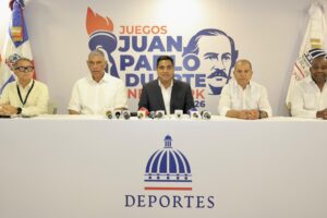 Ministro Kelvin Cruz anuncia los Juegos Juan Pablo Duarte NY 2026