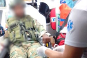 Haitiano indocumentado hirió a machetazos a militar durante operativo de Migración en Valverde