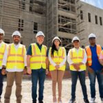 Ministro Jean Luis Rodríguez y procuradora Yeni Berenice Reynoso supervisan construcción de la Ciudad Judicial de Santo Domingo Oeste