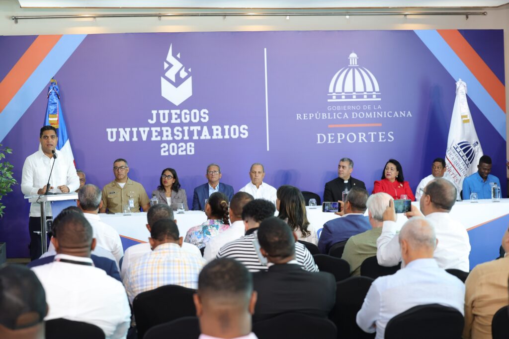 Ministro Kelvin Cruz anuncia Juegos Deportivos Universitarios 2026